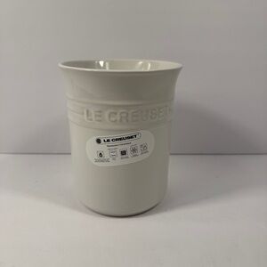 NWT Le Creuset 1L Utensil Crock White Holder